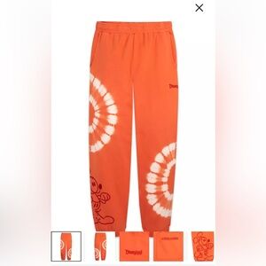 MICKEY MOUSE GENUINE MOUSEWEAR TIE-DYE JOGGER PANTS FOR ADULTS DISNEY SIZE XL